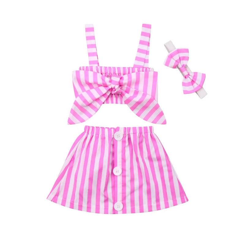 PLAID PINK SET