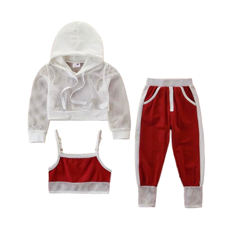 GIRLS HOODED JERSEY SET
